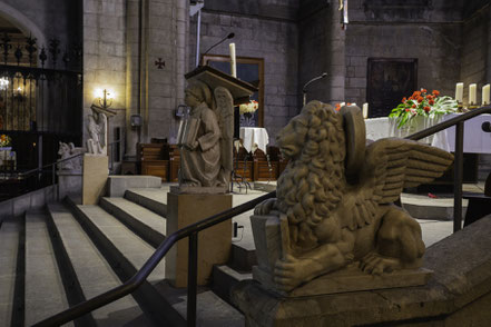 Bild: Chor der Basilika Santa Maria in Vilafranca del Penedès
