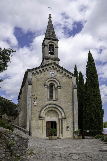Bild: Kirche von La Roque-sur-Cèze