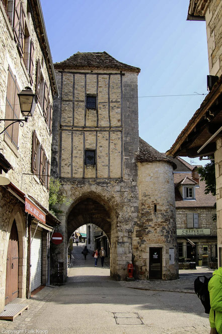 Bild: Porte Salmon in Rocamadour
