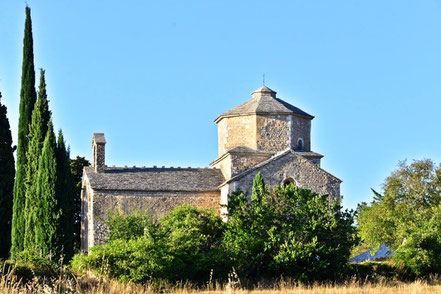 Bild: Chapelle St.-Pierre de Larnas bei Saint-Montan im Département Ardèche 