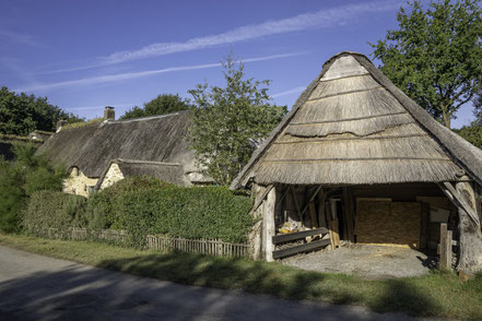  Bild: Haus mit Reetdach in Bréca im Parc naturel régional de Brière 