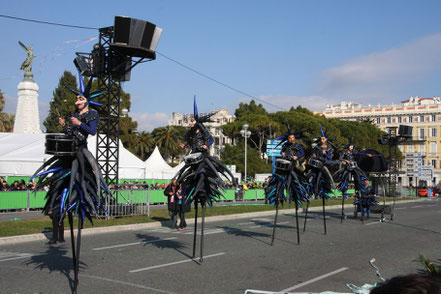 Bild: Blumencorso beim Karneval in Nice (Nizza)