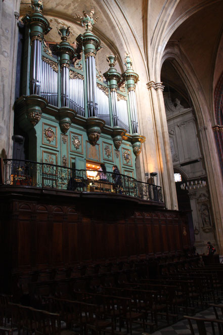 Bild: Orgel der Cathédrale Saint Sauveur in Aix-en-Provence