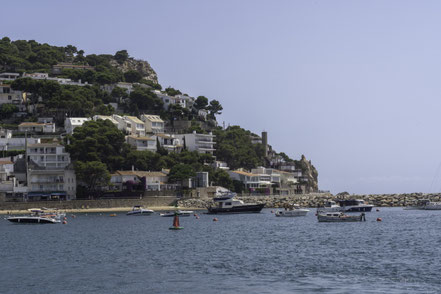 Bild: Der Hafen in L´Estartit, Costa Brava, Spanien 