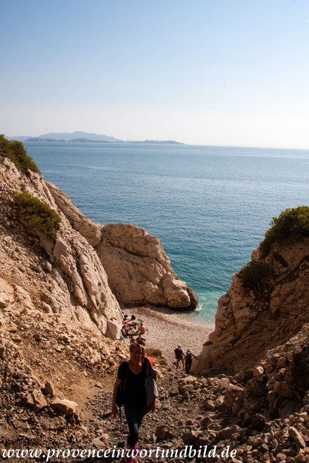 Bild: Wanderung an der Côte Bleue in der Calanque de l´Éverine 