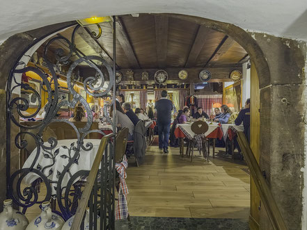 Bild: im Innern der Taverne Katz in Saverne