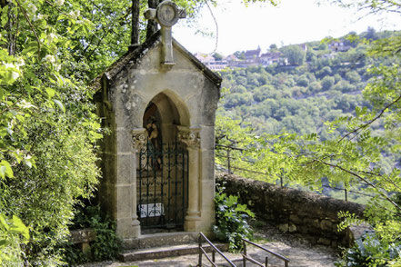 Bild: Auf dem Kreuzweg in Rocamadour