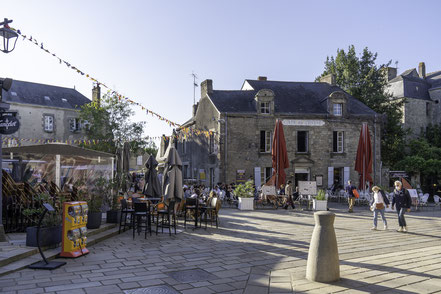 Bild: Place Saint-Aubin in Guérande in der Bretagne