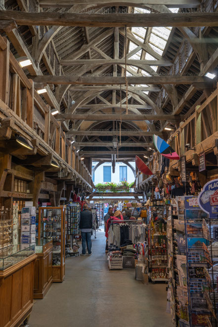 Bild: Étretat mit Markhalle (Marché couvert) 