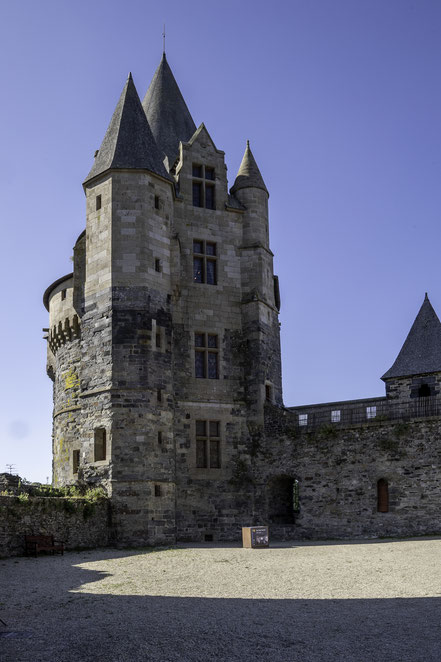 Bild: Château de Vitré in Vitré, Bretagne    