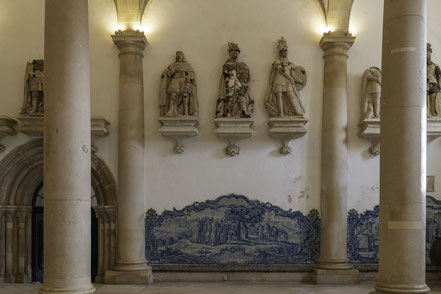 Bild: Der Königssaal in der Mosteiro de Santa Maria de Alcobaça 