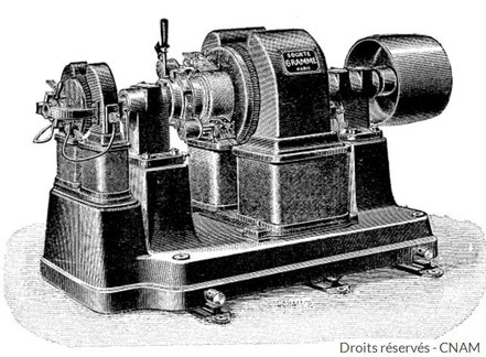 Dynamo de Gramme Rosapelly électricité Plaisance du Gers