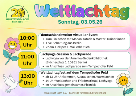 Ankündigung Weltlachtag