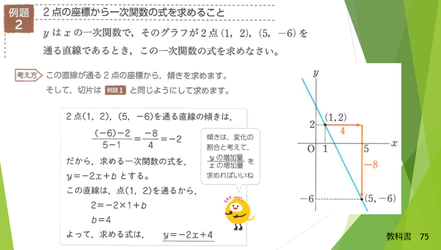 一次関数も基本から確認！