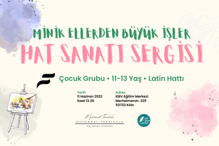 Hat Sanati Almanya Muhammet Tanrikulu Kaligrafi Hat Sanati Kursu Almanya Hat Sanati Workshop Almanya Turu