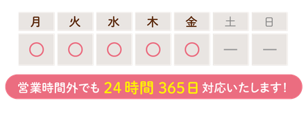 杏訪問看護ステーションの営業時間