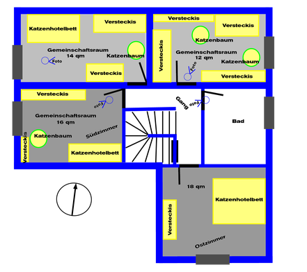 Plan des Gmüetlihuuses
