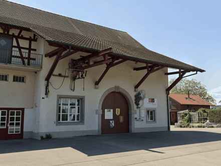 Aussenansicht der Trotte der Stammheimer-Winzer Genossenschaft