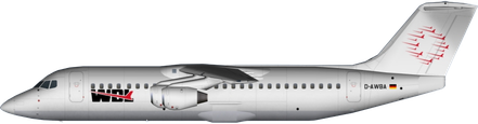 Aircraft Type: BAe 146-300/Avro RJ100