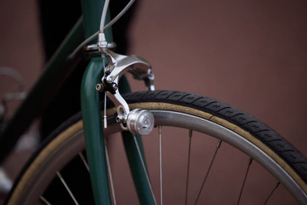 クロモリ自転車おしゃれライト