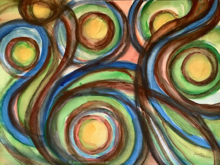 Alles dreht sich (30 x 40 cm)