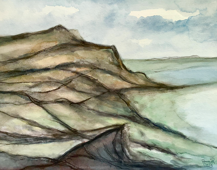 Rauhe Küste (30 x 40 cm)