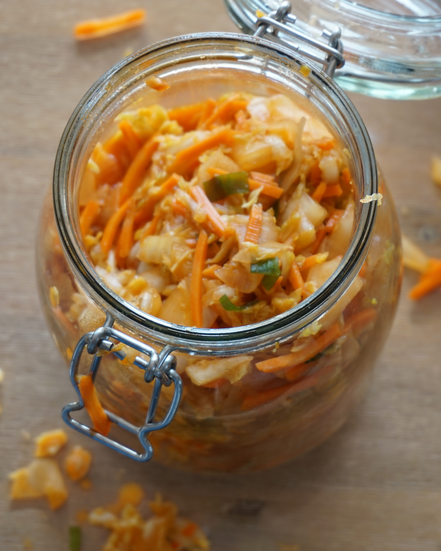 Sauerkraut Kimchi Style - Pimp my Sauerkraut!