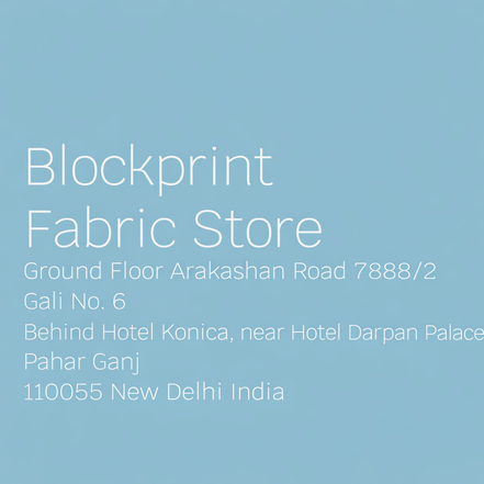 Blockprint Fabric Store Arakashan Road Paharganj Delhi India