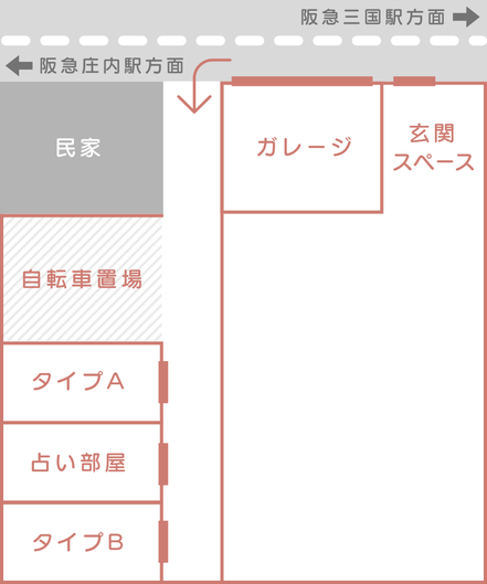 フェロー三国マルシェ会場見取り図