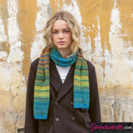 laine Katia collection Symmetric Socks & More - Rainbow modèle N°8042-354
