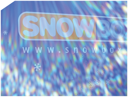 Only a SnowBOX guarantees snowmaking capabilities up to +35 °C. Indoors, outdoors, summer, and winter - the SnowBOX makes snow without chemical additives.