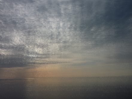 Sonnnenuntergang Meer Kunst Bild abstrakt impressionistisch Foto
