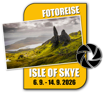 Button zur Fotoreise Isle of Skye - Schottland