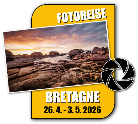 Button zur Fotoreise Bretagne - Rosa Granitküste