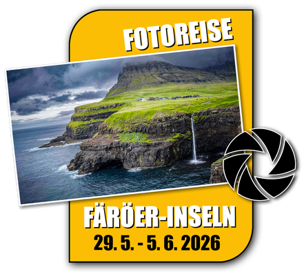 Button für Fotoreise Färöer
