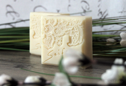 B.nature I Handmade Soap with Almond Oil and Sheabutter
