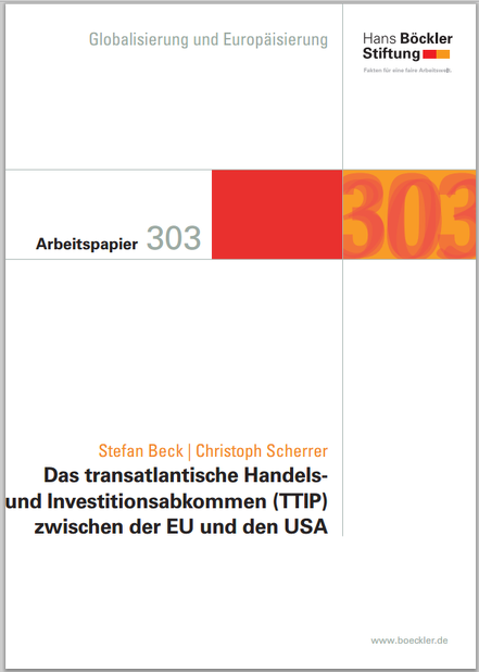 Hans Böckler Stiftung zu TTIP - Arbeitspapier 303 - Mai 2014