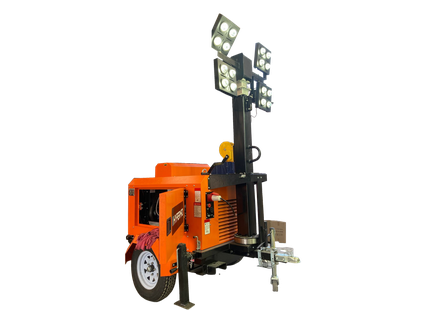 Torre de iluminacion hypermaq 4 lamparas 