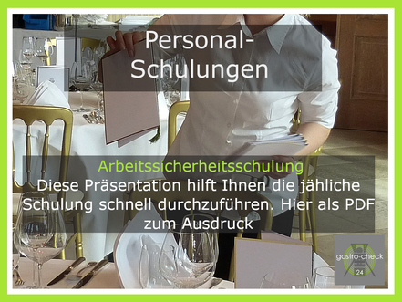 Schulung Arbeitssicherheit