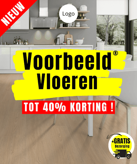 Vloer aanbieding tot 40% korting + gratis bezorging