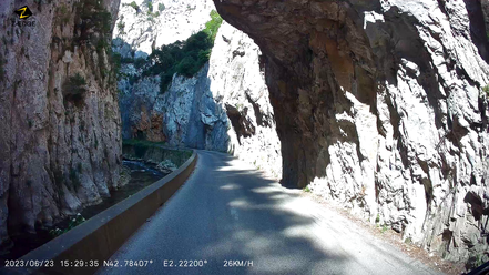 Bild: Wohnmobilreise in die Hochpyrenäen in der Gorges de Saint-Georges 