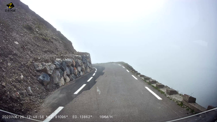 Bild: Abfahrt vom Col du Tourmalet