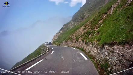 Bild: Abfahrt vom Col du Tourmalet