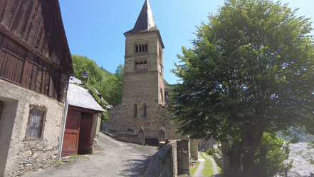 Bild: Église Saint-Aventin-de-Larbouste in Saint-Aventin