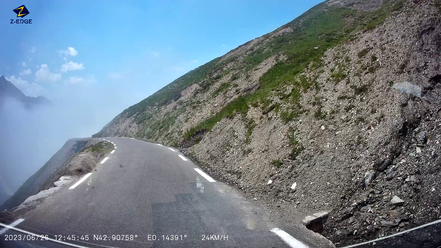 Bild: Abfahrt vom Col du Tourmalet