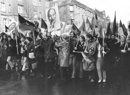 Vietnamsolidaritetsdemo i Berlin, februar 1968