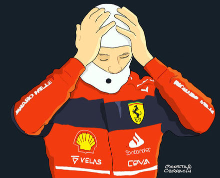 Carlos Sainz & Charles Lecrec by Muneta & Cerracín