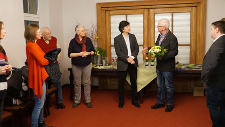 Eröffnung der Ausstellung durch den Bürgermeister Filippo Smaldino