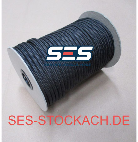 75-110012-009 Roll of string Kegelseil schwarz 6mm 50meter