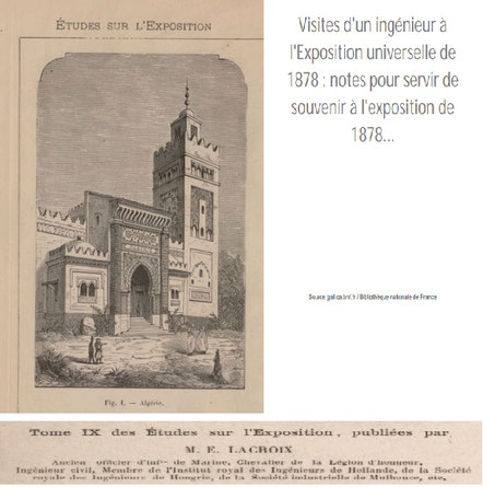 Etudes sur l'exposition universelle de Paris de 1878 par M.E. Lacroix, gallica b.n.f.